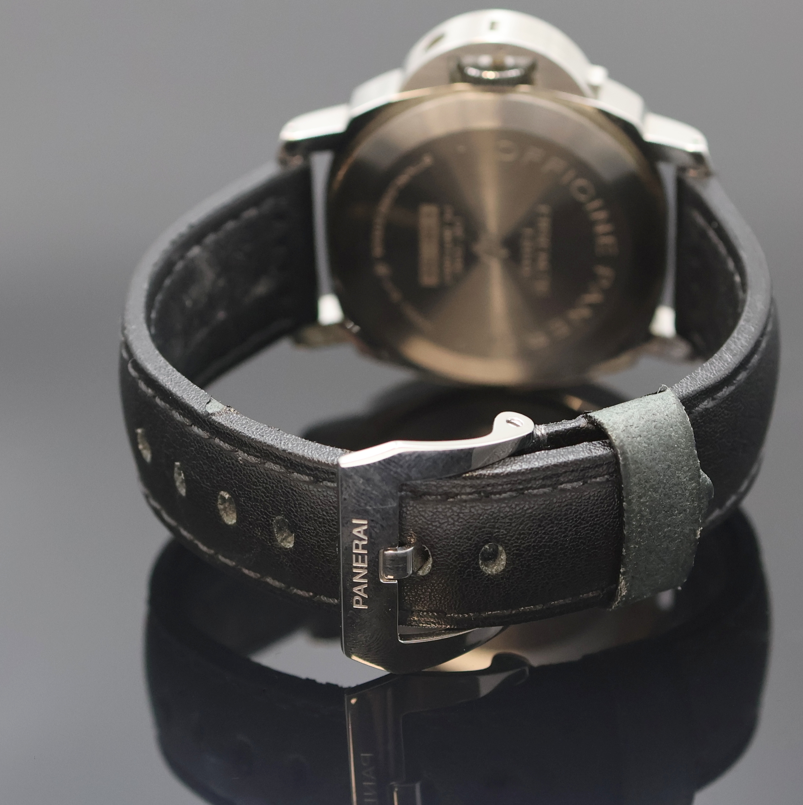 Detail b: PANERAI Luminor Marina Logo limitierte Herrenarmbanduhr Referenz PAM00631/OP7040, Handaufzug, Schweiz um 2017, auf 1500 Stück limitierte S-Serie, ...
