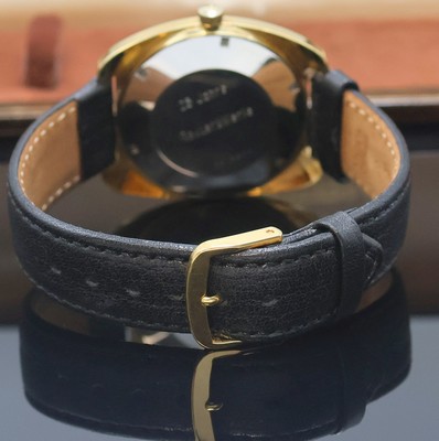 26965717b - ETERNA-MATIC Referenz 448T nahezu neuwertige vergoldete Armbanduhr im original Etui, ...
