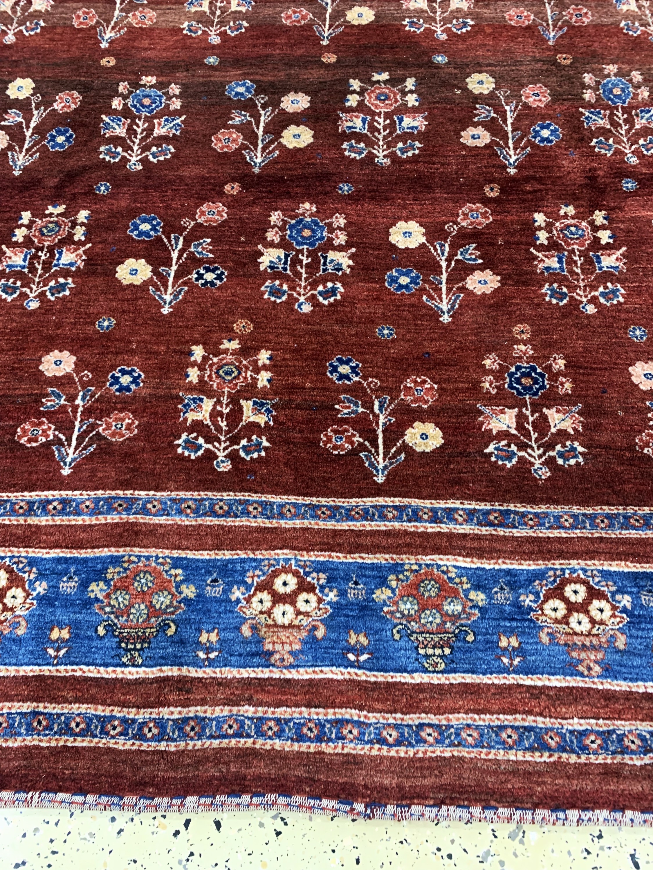 Detail b: Gabbeh fein Loribaft, Persien, Ende 20.Jhd,Wolle auf Wolle, ca. 305 x 225 cm, EHZ: 2