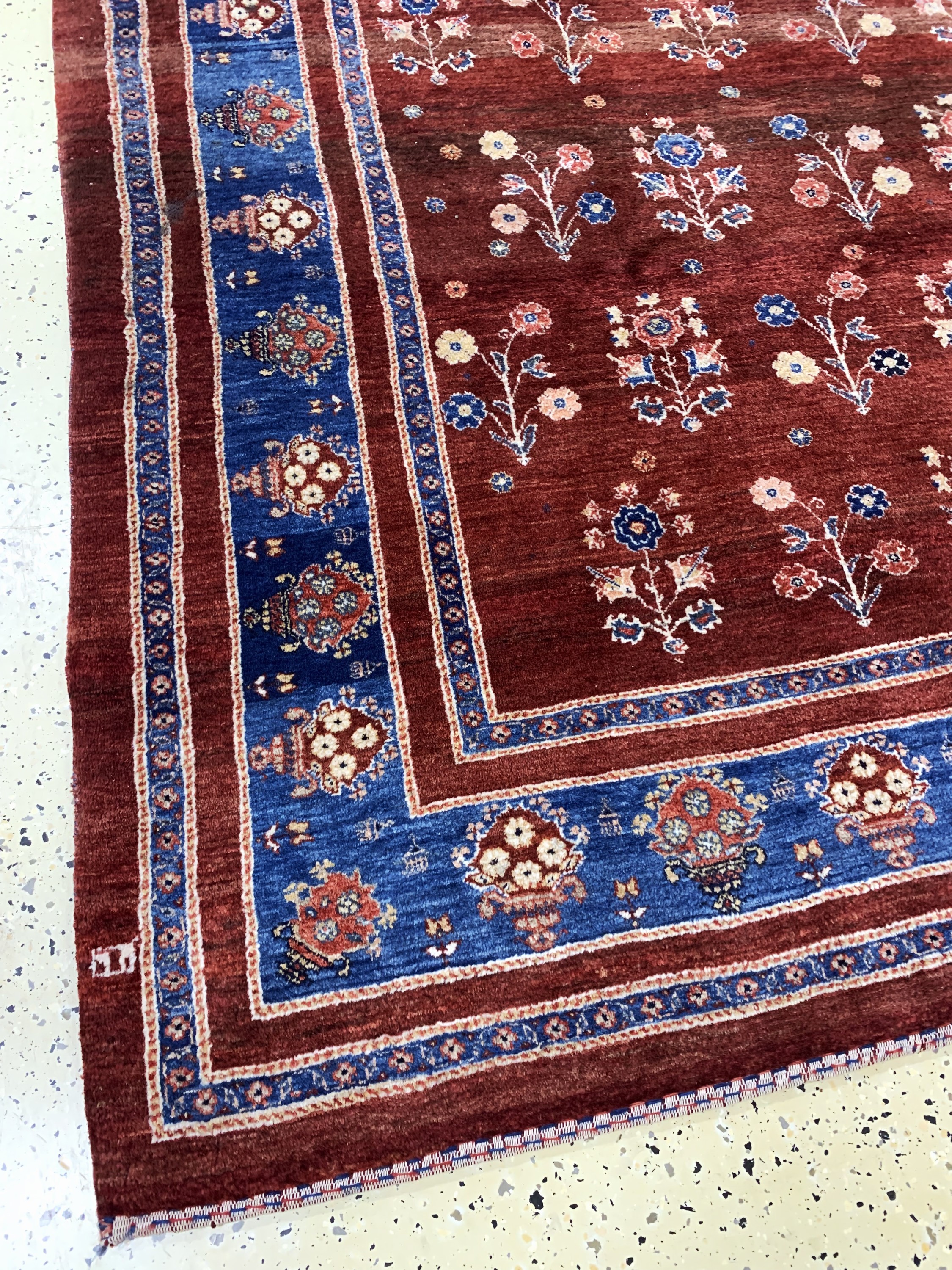 Detail c: Gabbeh fein Loribaft, Persien, Ende 20.Jhd,Wolle auf Wolle, ca. 305 x 225 cm, EHZ: 2
