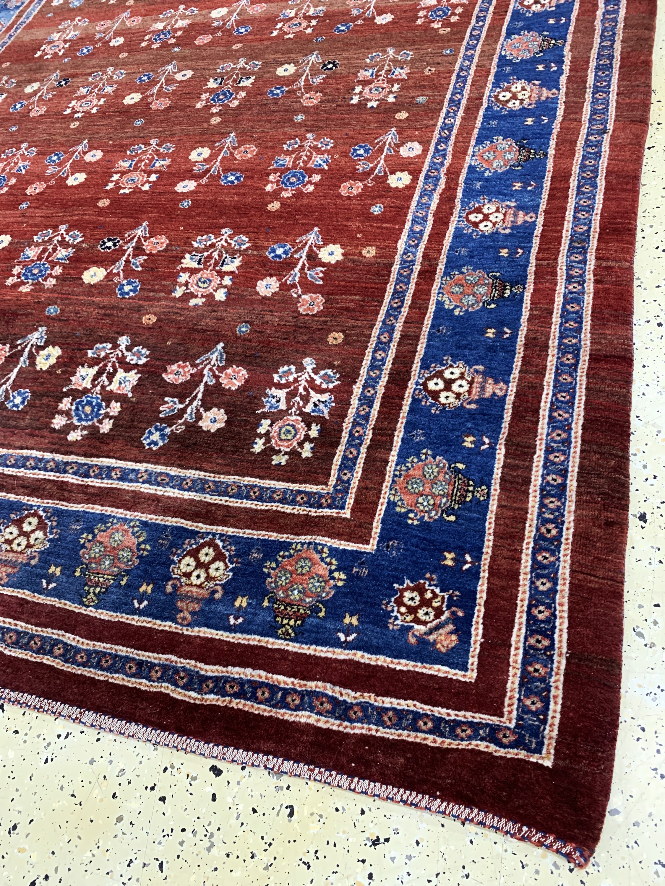 Detail d: Gabbeh fein Loribaft, Persien, Ende 20.Jhd,Wolle auf Wolle, ca. 305 x 225 cm, EHZ: 2