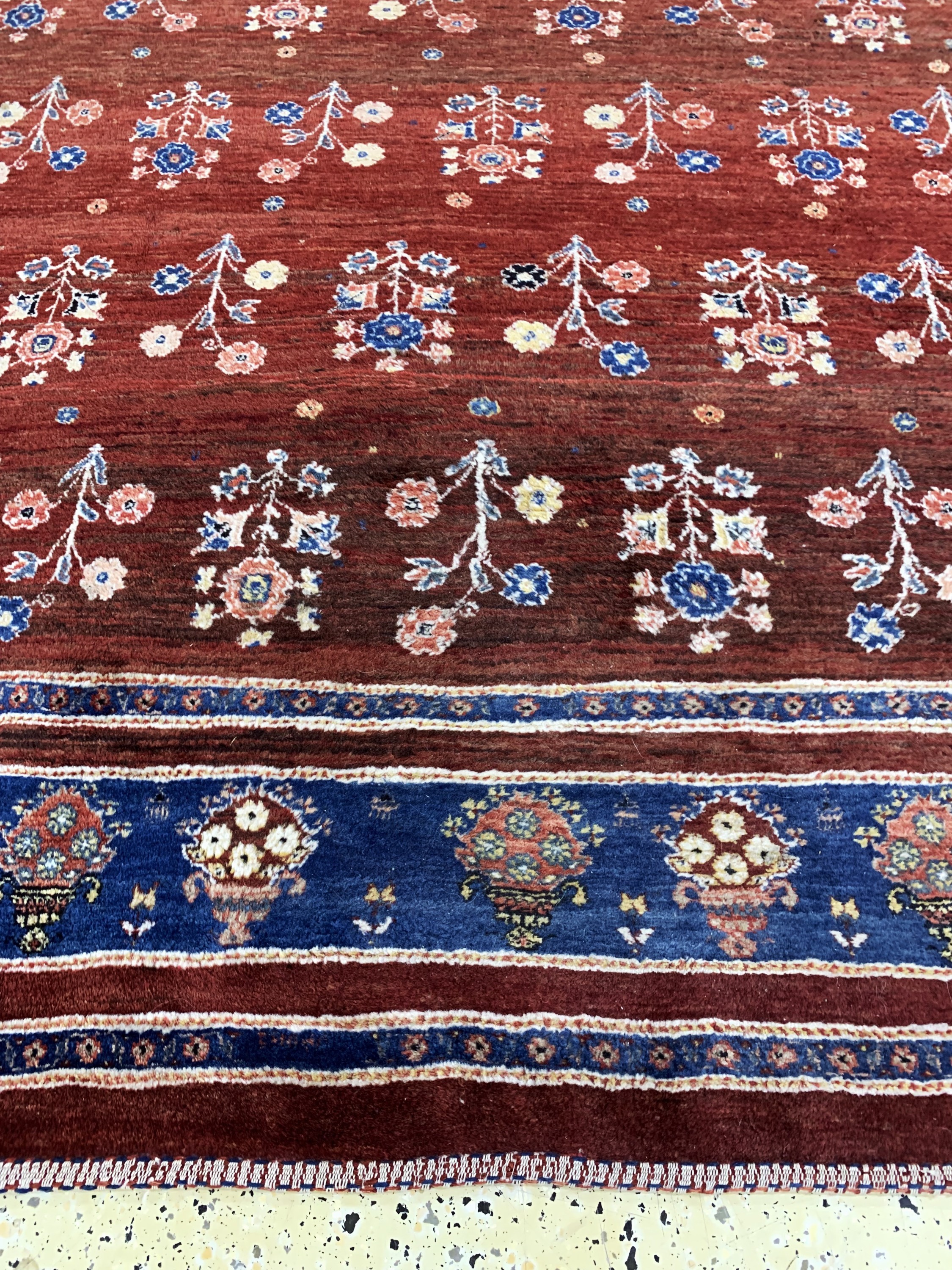Detail e: Gabbeh fein Loribaft, Persien, Ende 20.Jhd,Wolle auf Wolle, ca. 305 x 225 cm, EHZ: 2