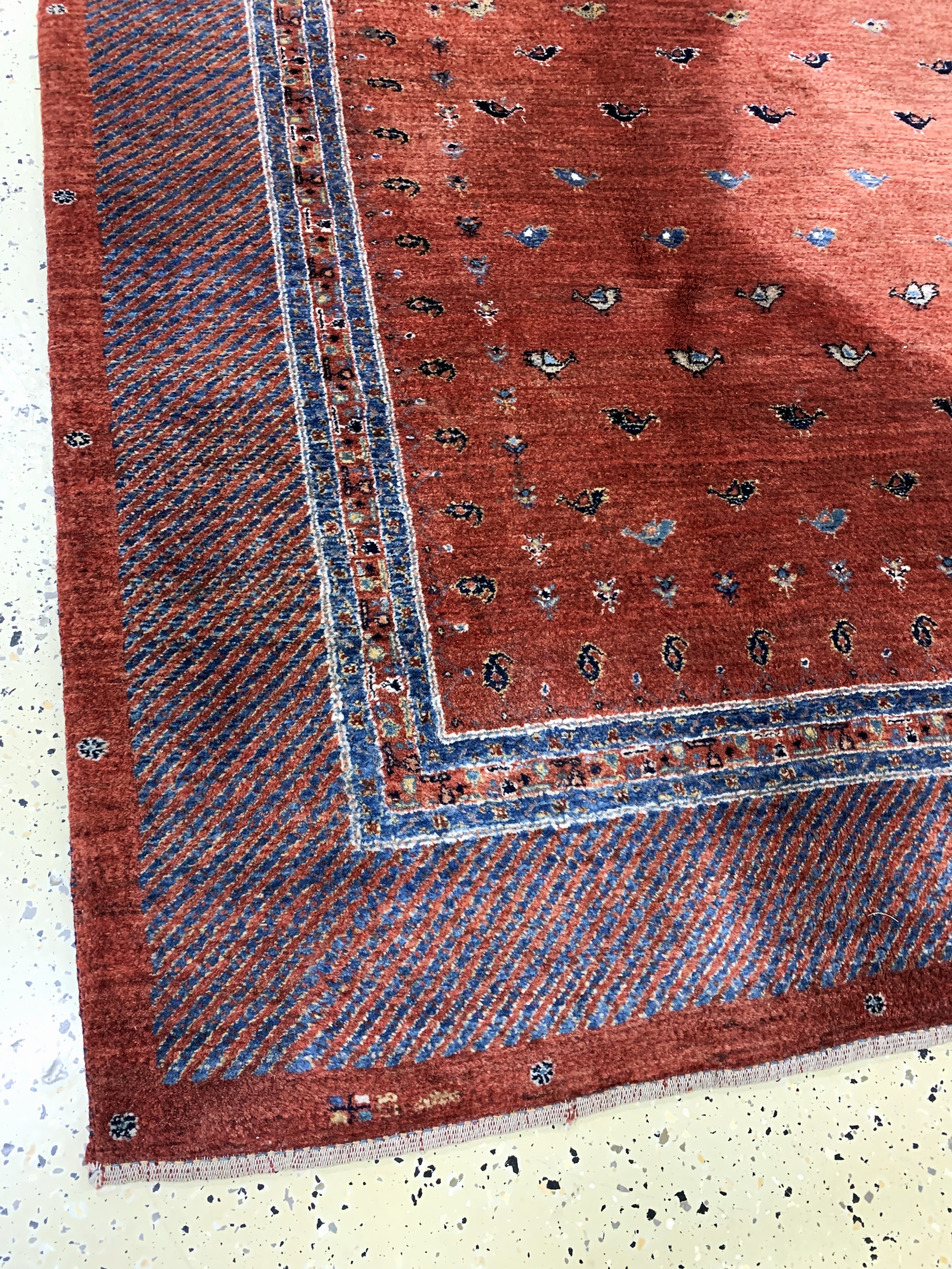 Detail c: Gabbeh fein Loribaft, Persien, Ende 20.Jhd,Wolle auf Wolle, ca. 285 x 226 cm, EHZ: 2