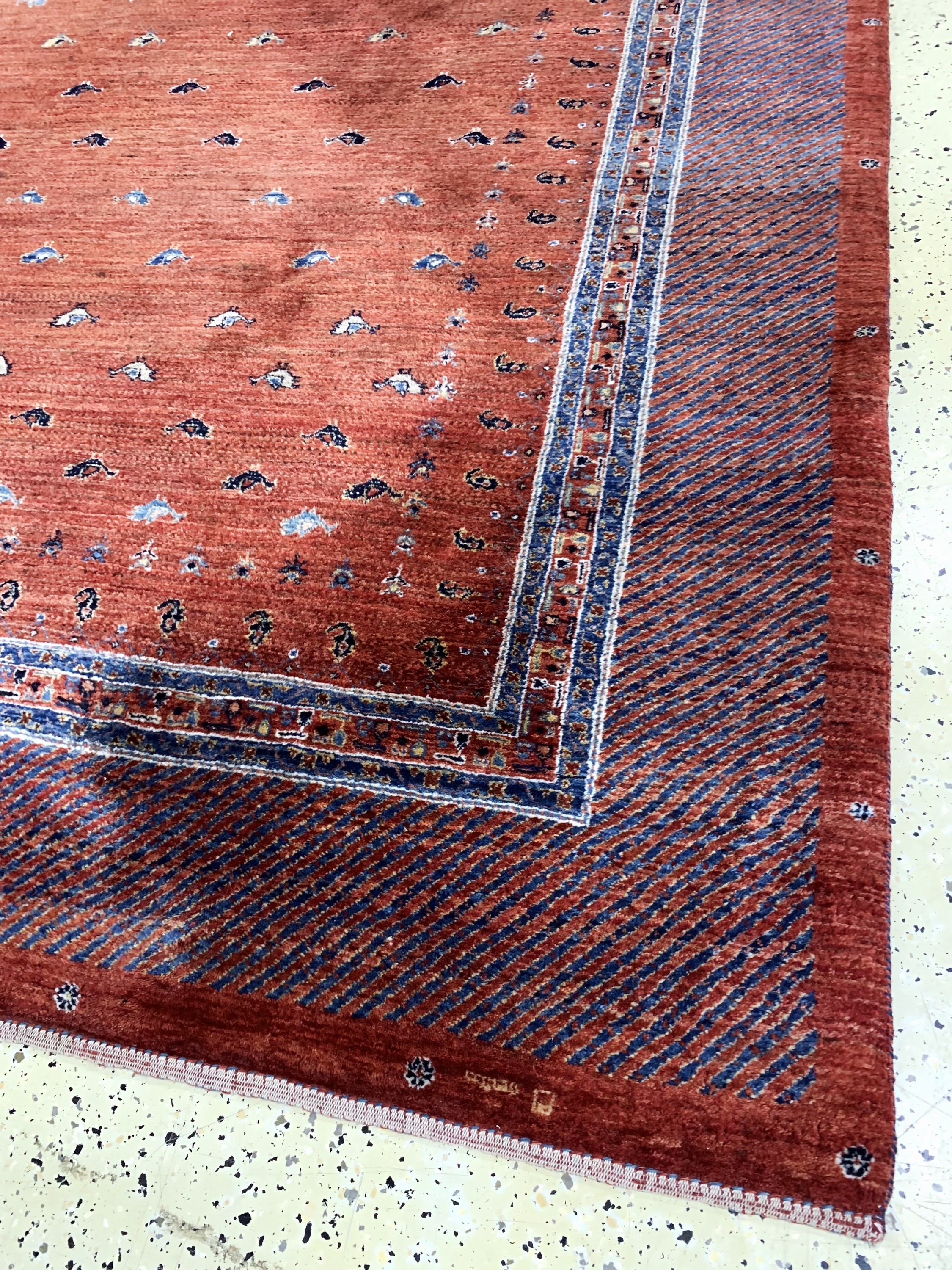 Detail d: Gabbeh fein Loribaft, Persien, Ende 20.Jhd,Wolle auf Wolle, ca. 285 x 226 cm, EHZ: 2