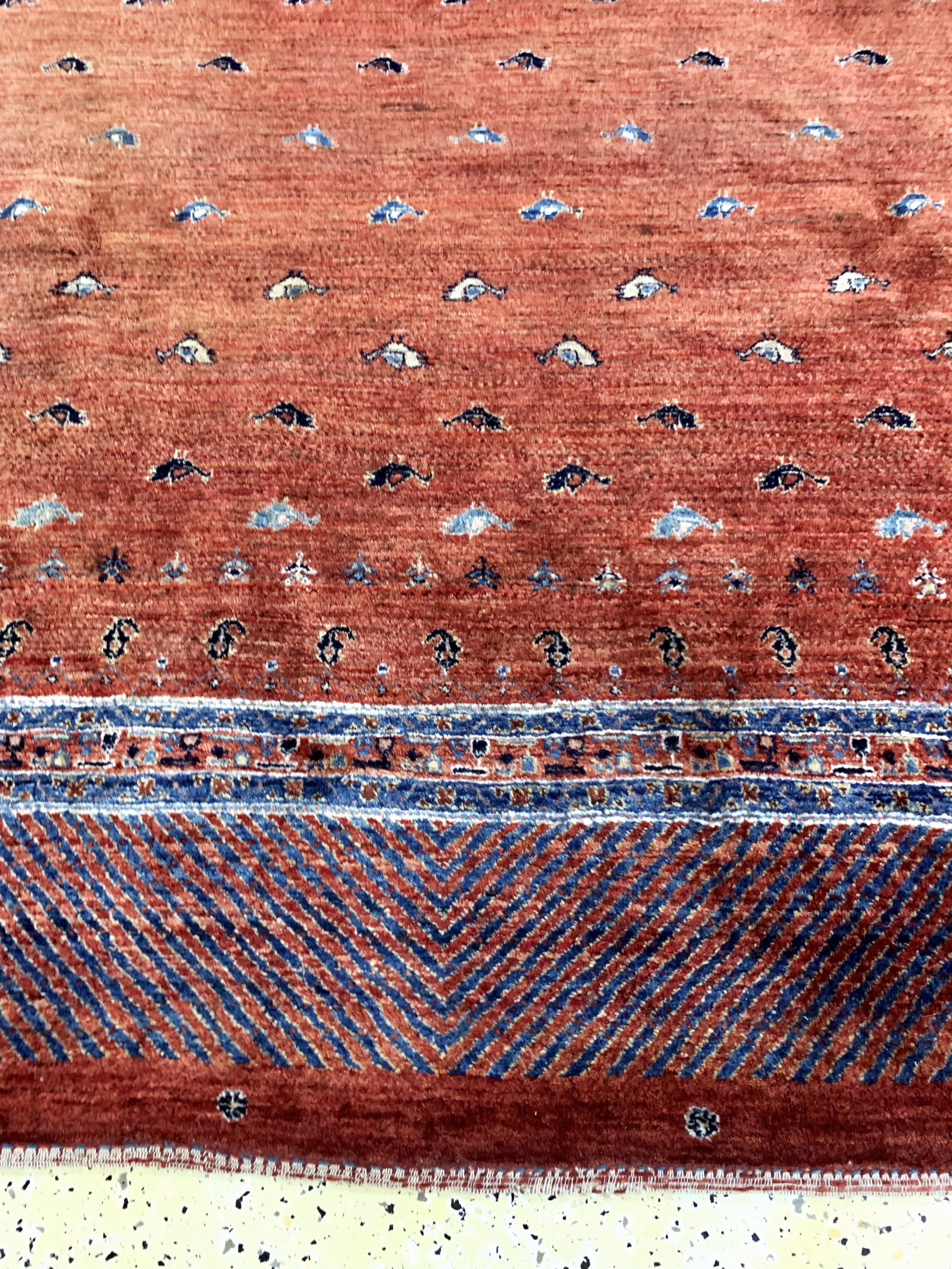 Detail e: Gabbeh fein Loribaft, Persien, Ende 20.Jhd,Wolle auf Wolle, ca. 285 x 226 cm, EHZ: 2
