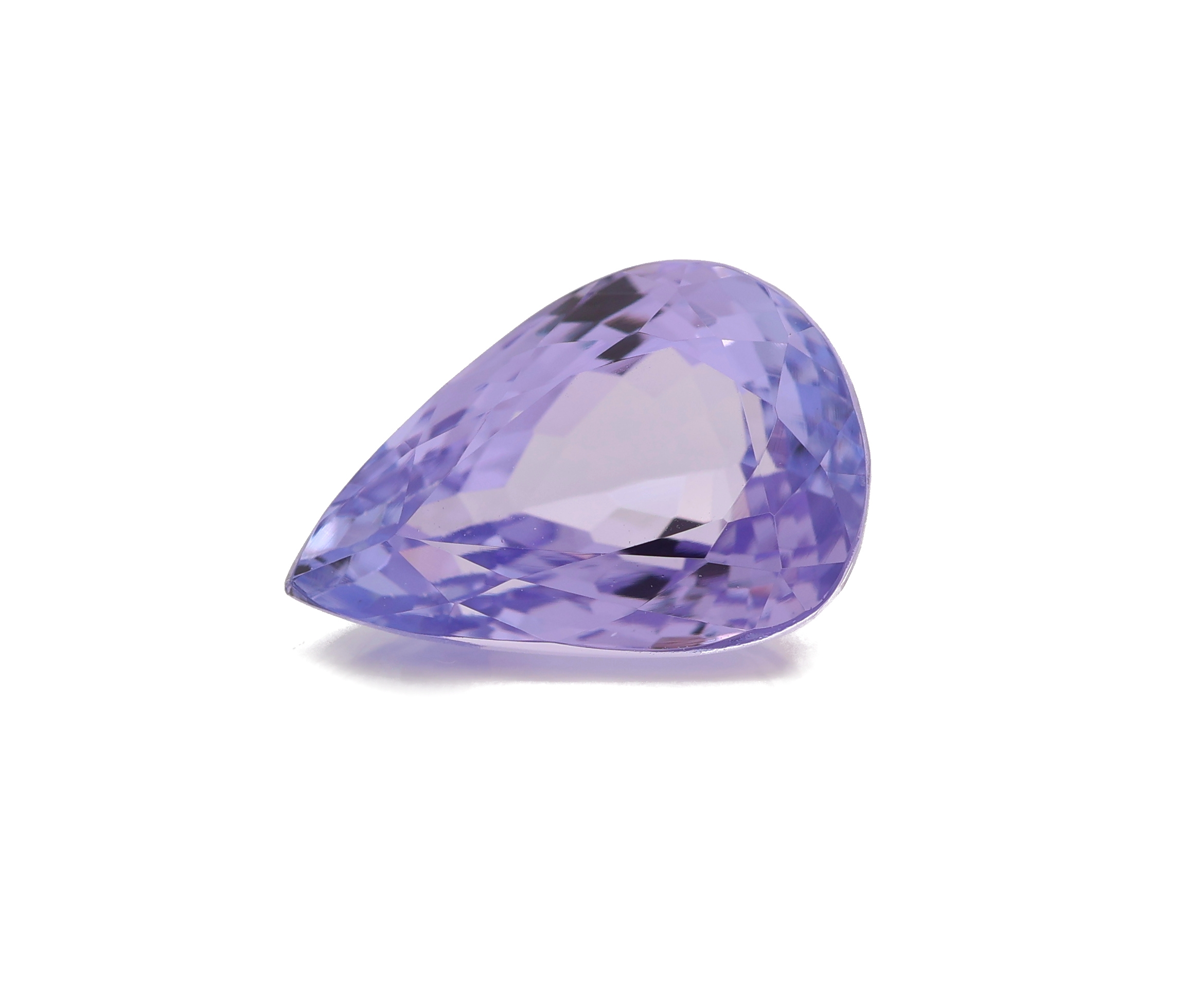 Loser facett. Tansanit ca. 4.22 ct, Tropfenform, ca. 11.6 x 7.86 mm
