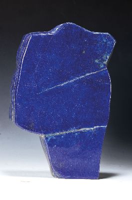 Image 26966413 - Großer Lapislazuli in Freiform, Afghanistan, ca. 10,1 kg, geschliffen und poliert, ...