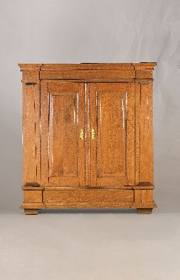 Image 26966439 - Barockschrank, Hessen, um 1800, Eiche massiv, zweitürig auf Rahmen gearbeitet, Paar ...