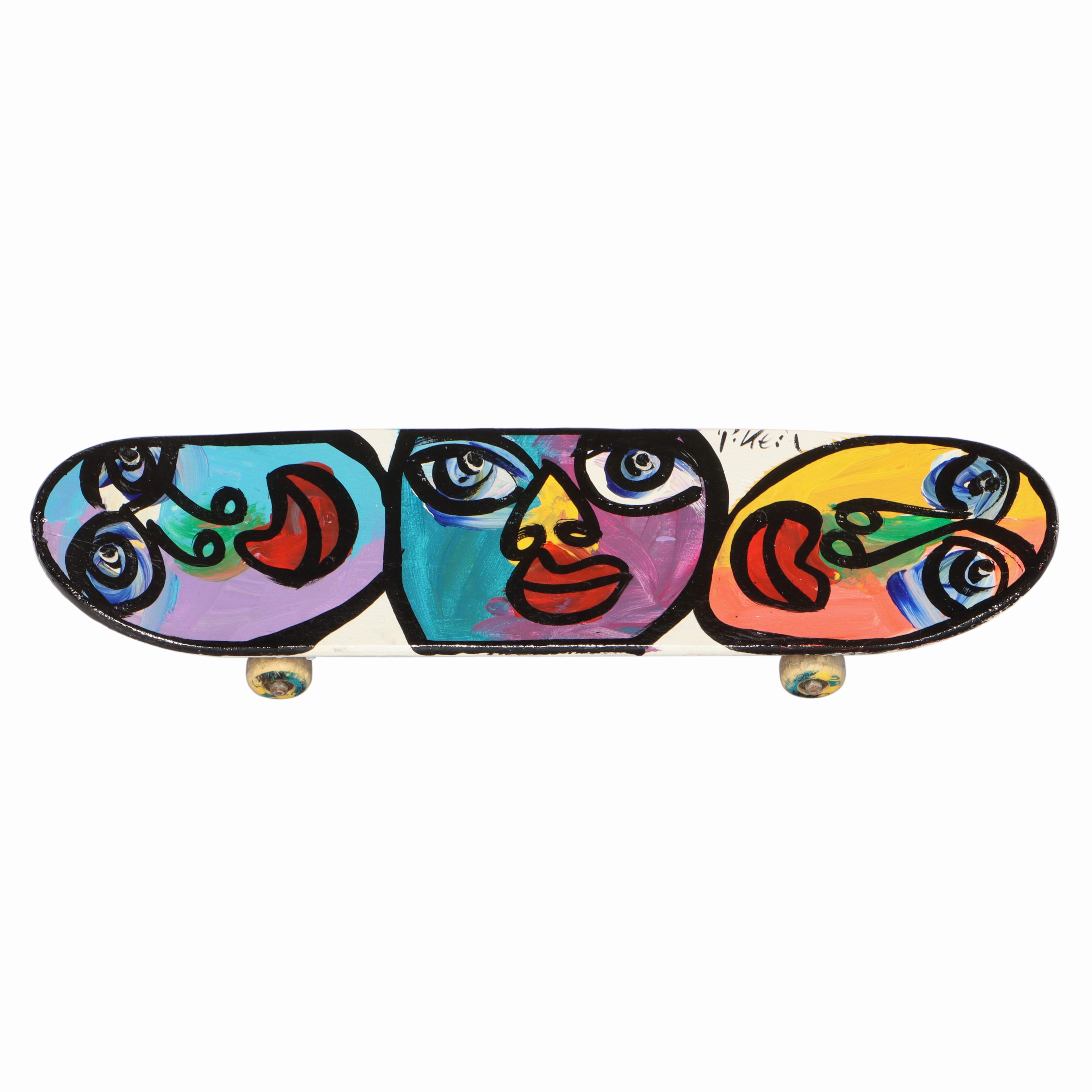 Image 26966581 - Peter Robert Keil, Kunstobjekt Skateboard, ohne Titel, ca. 13x79x21 cm, signiert, ...