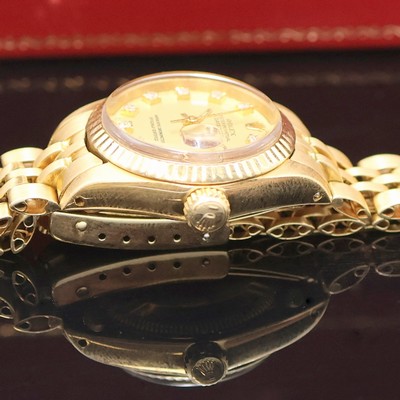 26966508c - ROLEX Oyster Perpetual Datejust Damenarmbanduhr Referenz 6917, Schweiz um 1980, ...