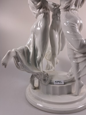 26966538d - Porzellangruppe/-Figur, Rosenthal, "Festreigen", Entwurf Karl Himmelstoss um ...