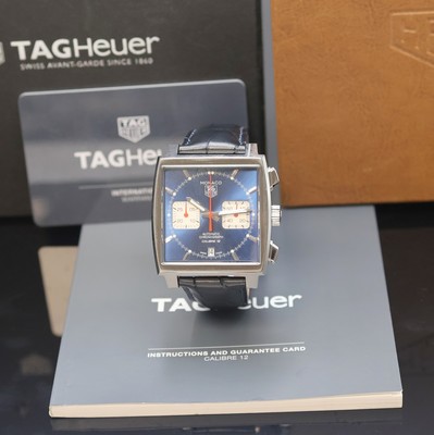 Image TAG HEUER Armbandchronograph Monaco Referenz CAW 2111-1 Kaliber 12, Automatik, beids. ...