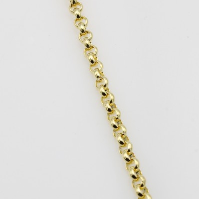 Image Erbsarmband, GG 585/000, Karabinerschl., L. ca. 19 cm