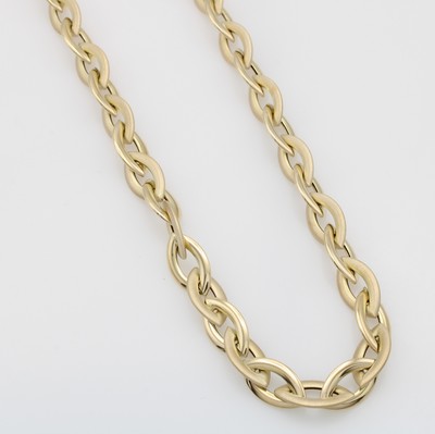 Image Collier, GG 585/000, navettef. Glieder, z.T.matt., Karabinerschl., L. ca. 45 cm