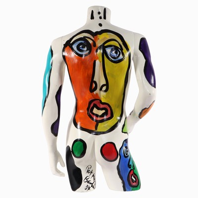 26966585a - Peter Robert Keil, Kunstobjekt Mannequin, 1984, Berlin, ohne Titel, ca. 94x57x37 cm, ...