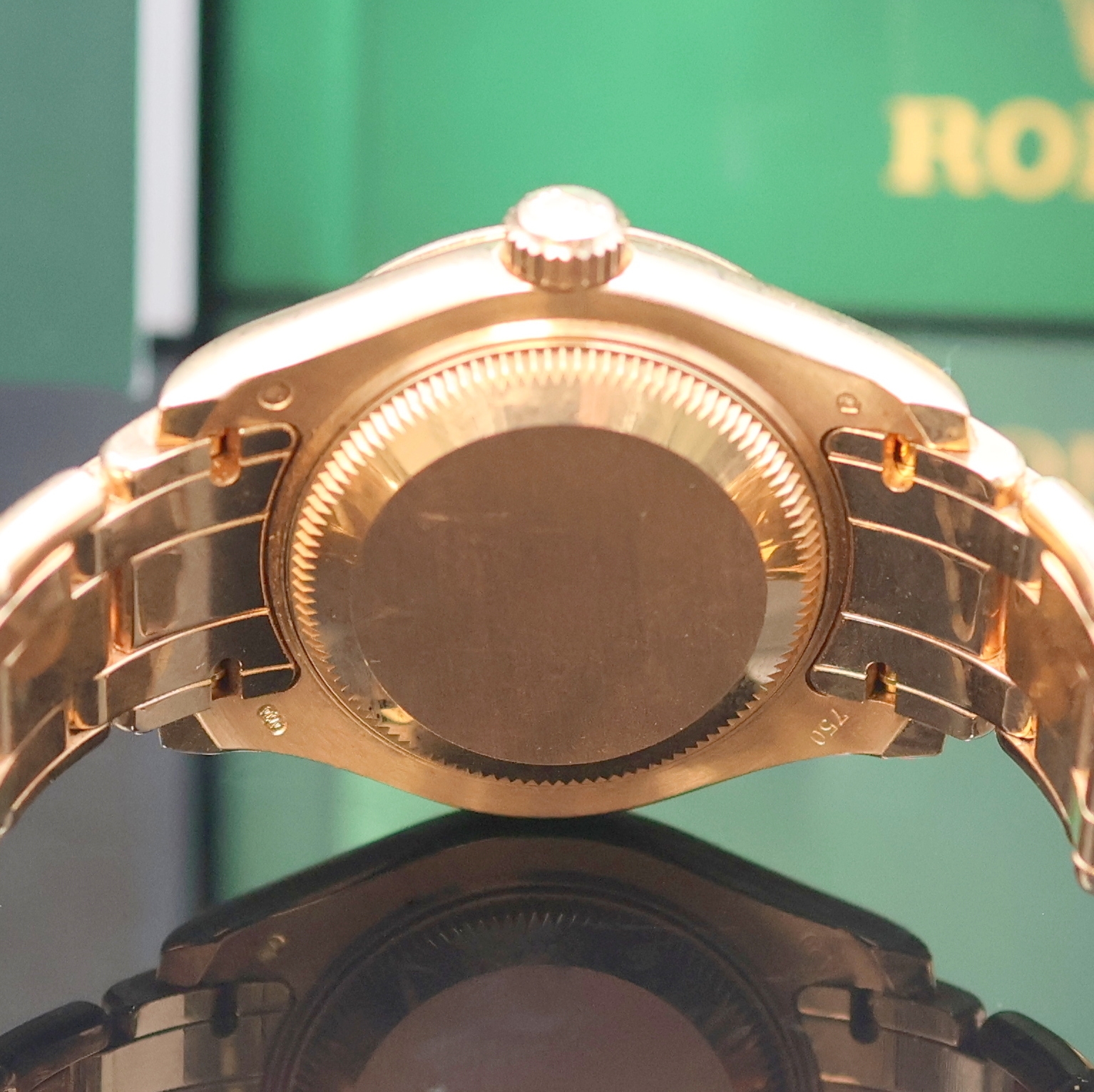 Detail d: ROLEX Oyster Perpetual Datejust Pearlmaster Referenz 80315 in RoseG 750/000, Schweiz verk. lt. beil. Pap. 11/2019, Automatik, Chronometer der ...