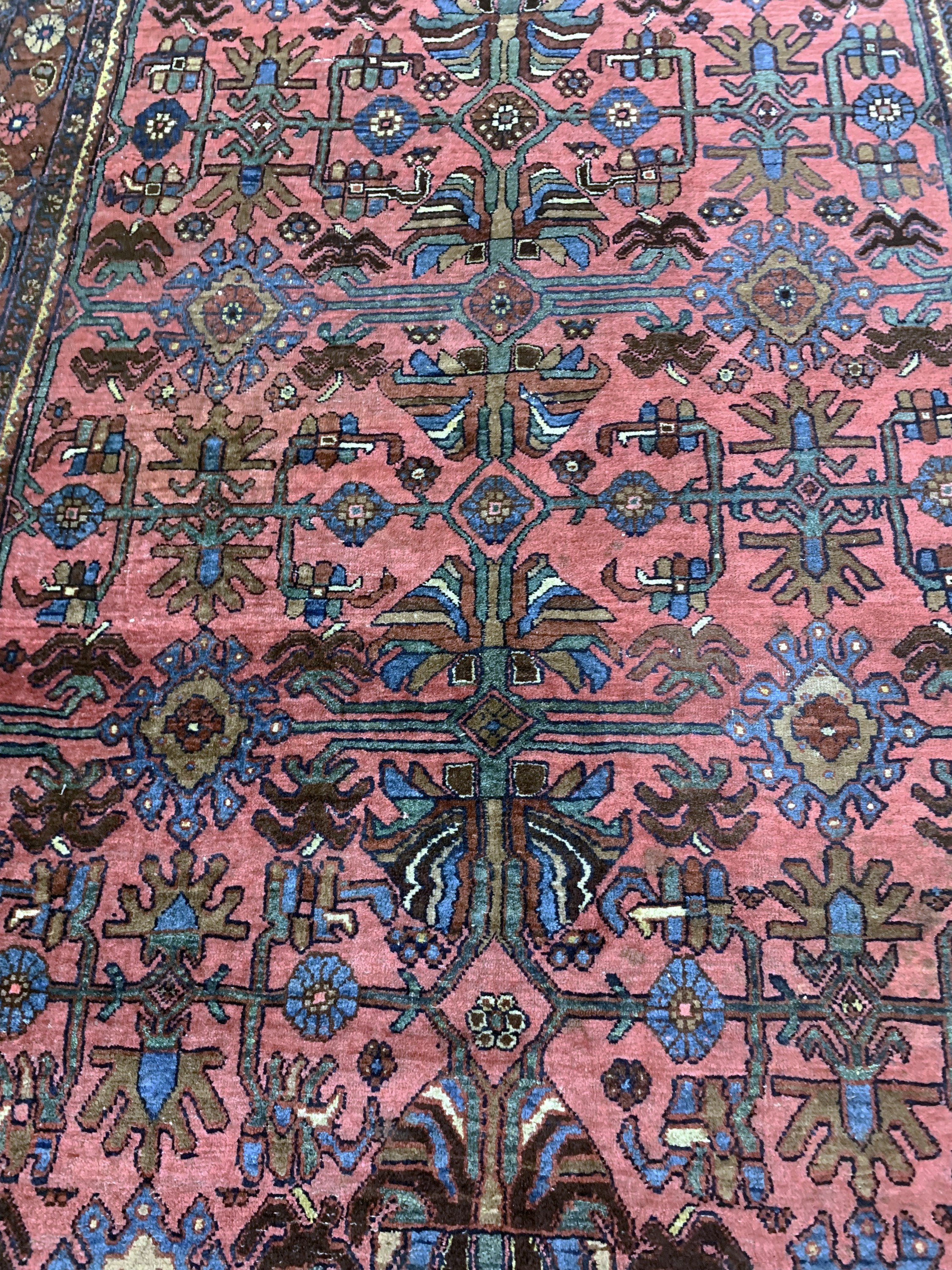 Detail c: Bidjar alt, Persien, Anfang 20.Jhd, Wolle auf Baumwolle, ca. 215 x 145 cm, EHZ: 3