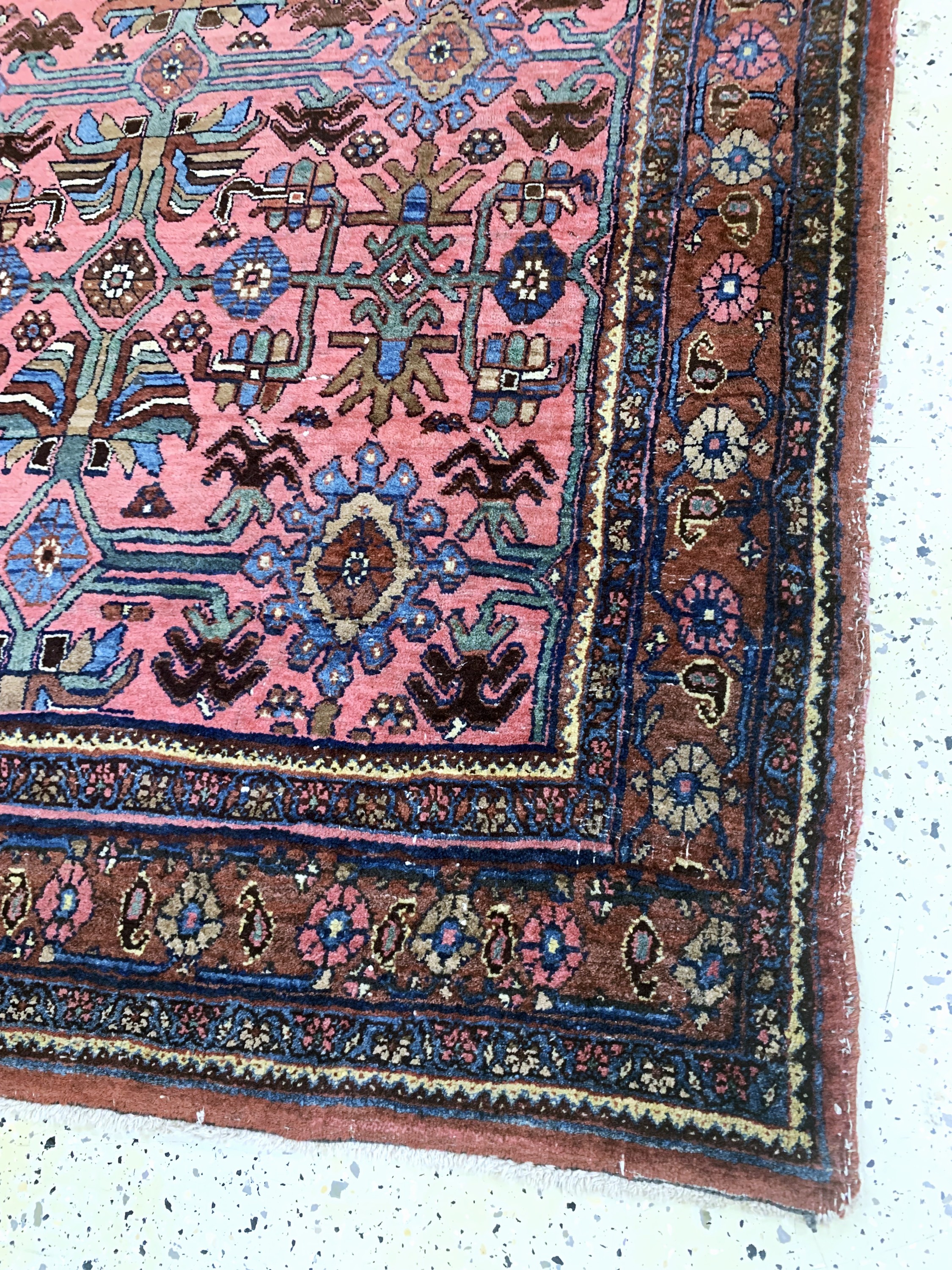 Detail d: Bidjar alt, Persien, Anfang 20.Jhd, Wolle auf Baumwolle, ca. 215 x 145 cm, EHZ: 3