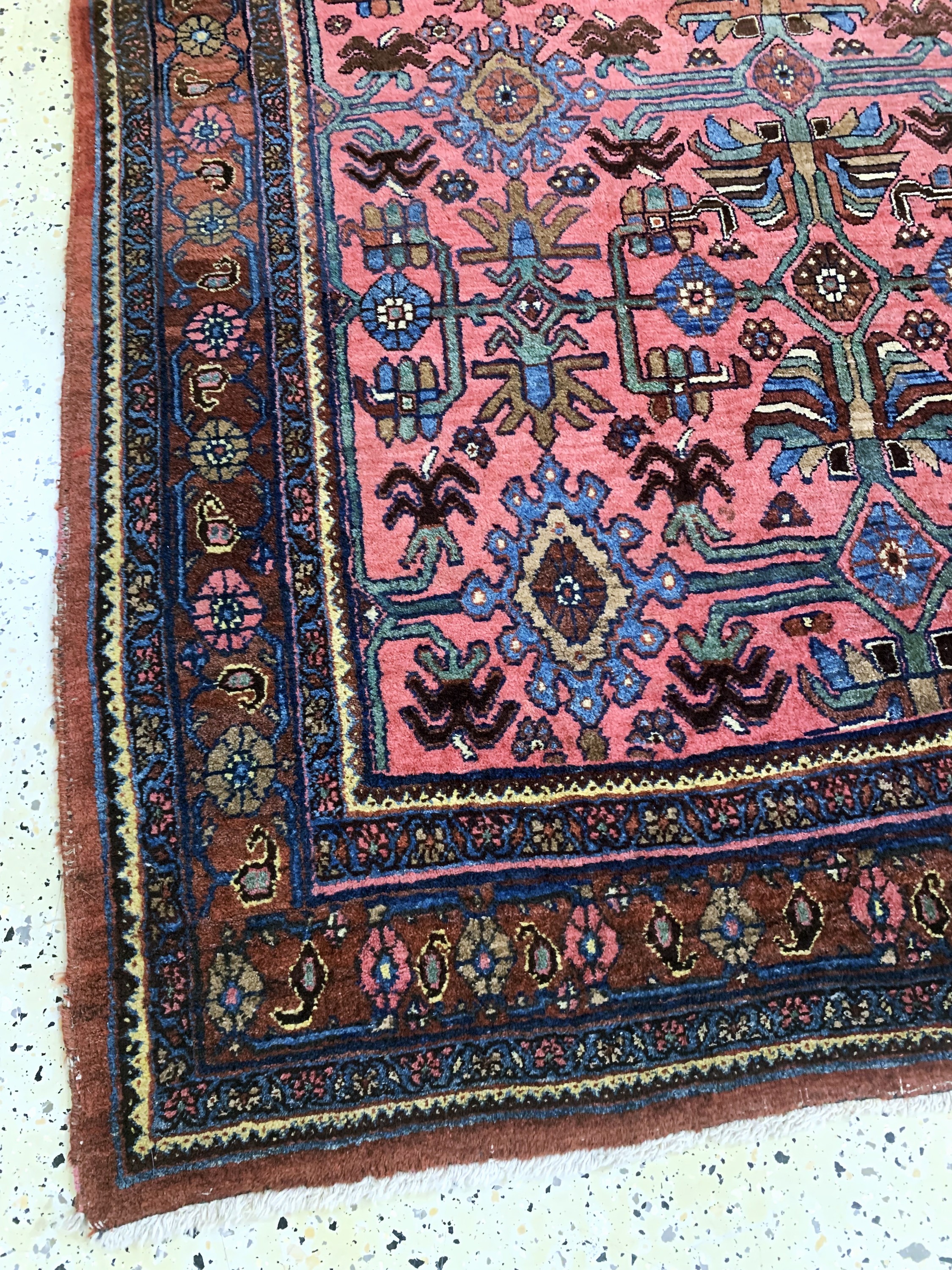 Detail e: Bidjar alt, Persien, Anfang 20.Jhd, Wolle auf Baumwolle, ca. 215 x 145 cm, EHZ: 3