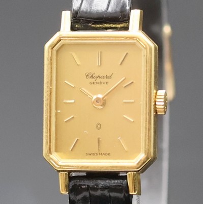 26966648a - CHOPARD Damenarmbanduhr in GG 750/000, Schweiz um 1975, quarz, Boden aufgedr., orig. ...