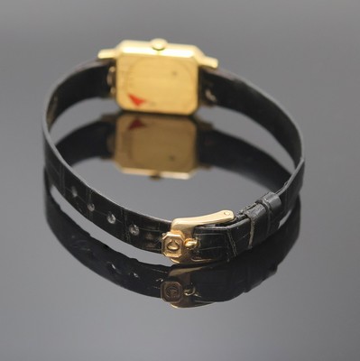 26966648b - CHOPARD Damenarmbanduhr in GG 750/000, Schweiz um 1975, quarz, Boden aufgedr., orig. ...