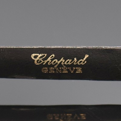 26966648e - CHOPARD Damenarmbanduhr in GG 750/000, Schweiz um 1975, quarz, Boden aufgedr., orig. ...