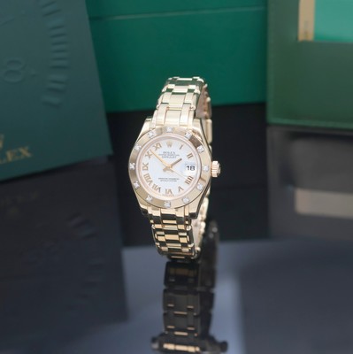 Image 26966652 - ROLEX Oyster Perpetual Datejust Pearlmaster Referenz 80315 in RoseG 750/000, Schweiz ...