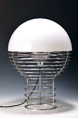 Image 26966675 - Tischleuchte Modell Wire Lamp, Verner Panton (1926-1998), für J. Lüber Basel, ...