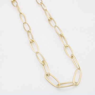 Image Gliedercollier, GG 585/000, z.T. matt., integrierte Schließe, L. ca. 51 cm