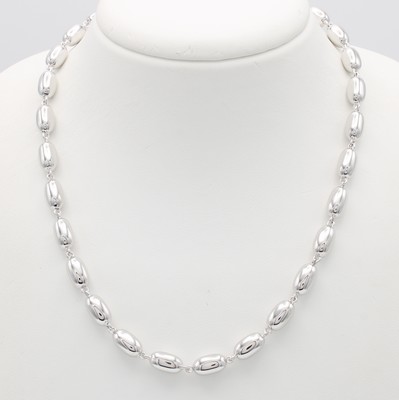 26966687a - Gliedercollier, WG 585/000, Karabinerschl., L. ca. 50 cm
