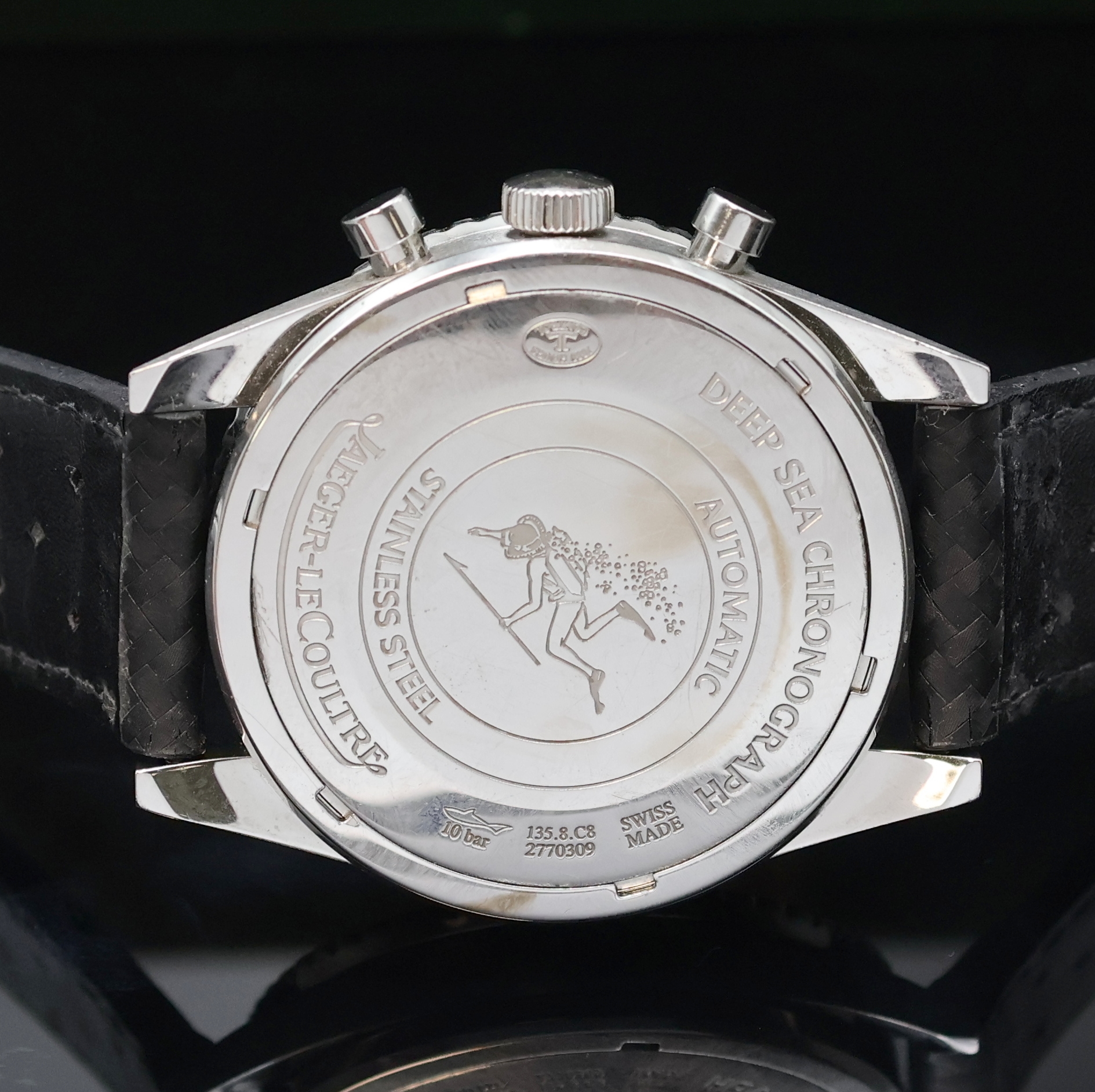 Detail c: Jaeger-LeCoultre Deep Sea Armband- Schaltradchronograph Referenz 135.8.C8, Schweiz um 2014, Automatik, Edelstahlgeh., Boden verschr., Lünette m. ...