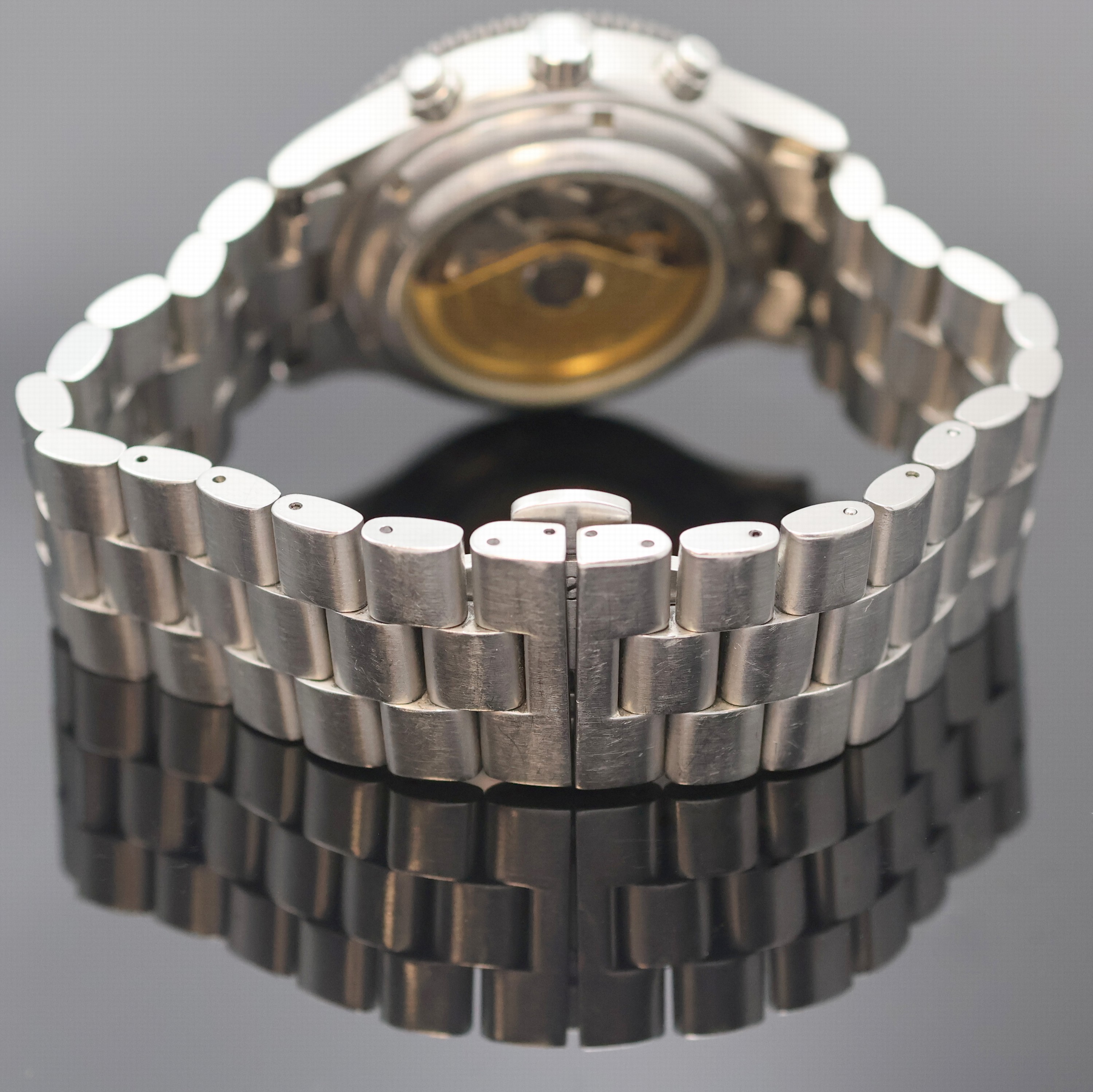 Detail b: LACO by LACHER Armbandchronograph Limited Edition 200, Deutschland um 2000, Automatik, Edelstahlgeh. inkl. Gliederband m. dopp. Faltschl., beids. ...