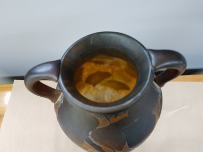 26966957h - Sehr große Doppelhenkelvase, ´Peuplier´, Daum Fréres, Nancy, um 1910, amphorenförmige ...