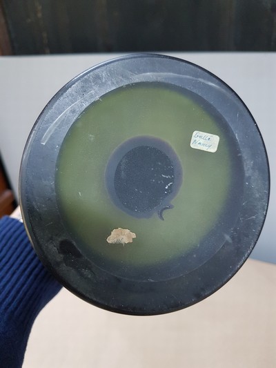 26966960j - Große Vase, Emile Gallé, um 1900-10, Dekor von filigranen Gräsern und ...