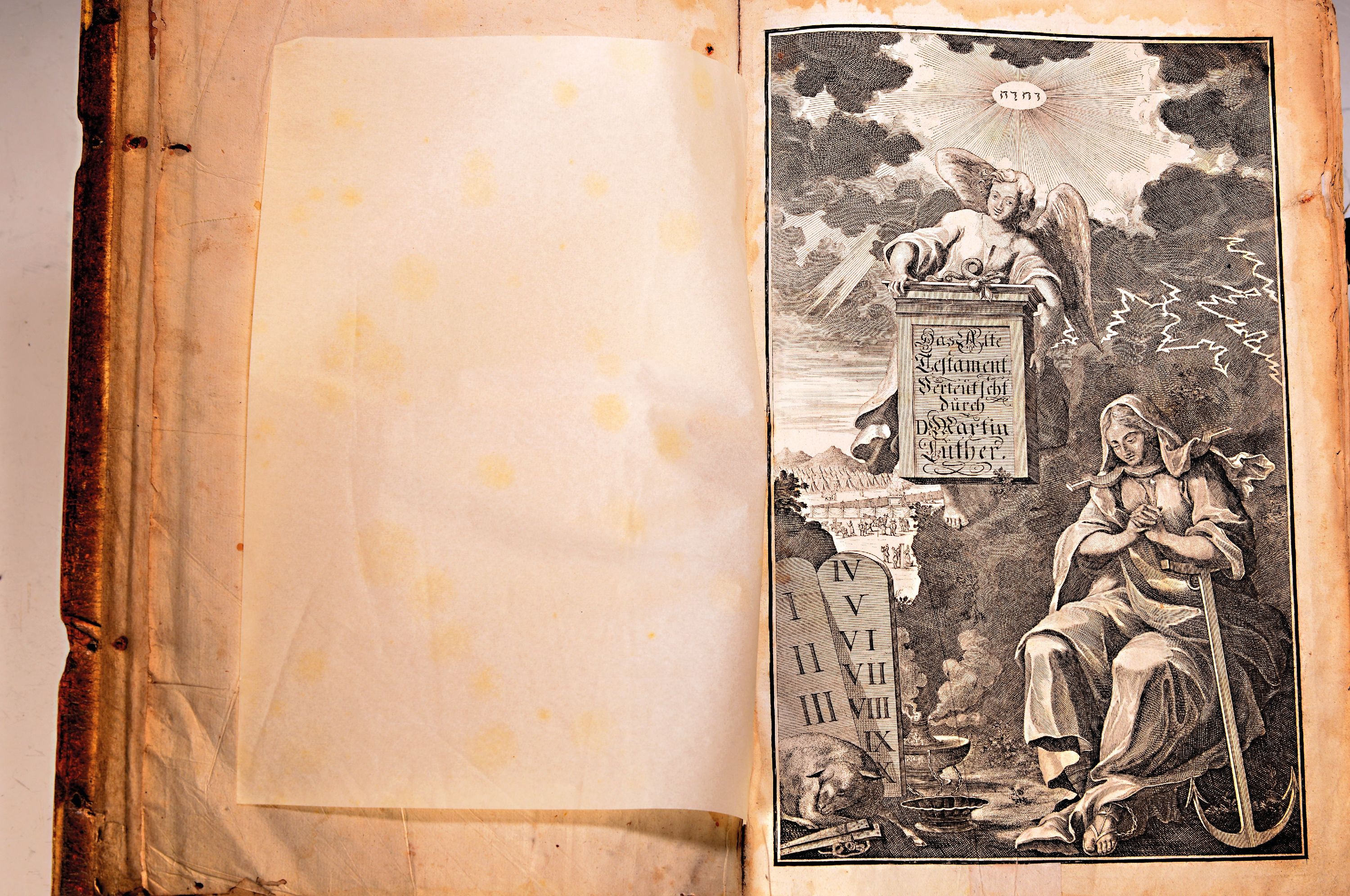 Detail a: Lutherbibel/Die gantze Heilige Schrift, des Alten und Neuen Testaments, Herrn Doctor Martin Luther.., Nürnberg Johann Andrea Endter Seel. Sohn und ...