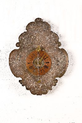 Image 26967682 - Telleruhr / Vorderzappler, süddeutsch, um 1700, reiche Darstellung der Umrandung, ...