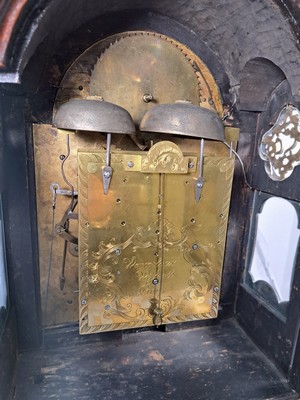26967683m - Barockuhr mit Mondphase und Datum und sog. Wiener Schlag, Wenceslaus Wilfarth Prag, um ...