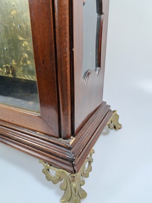 26967683q - Barockuhr mit Mondphase und Datum und sog. Wiener Schlag, Wenceslaus Wilfarth Prag, um ...