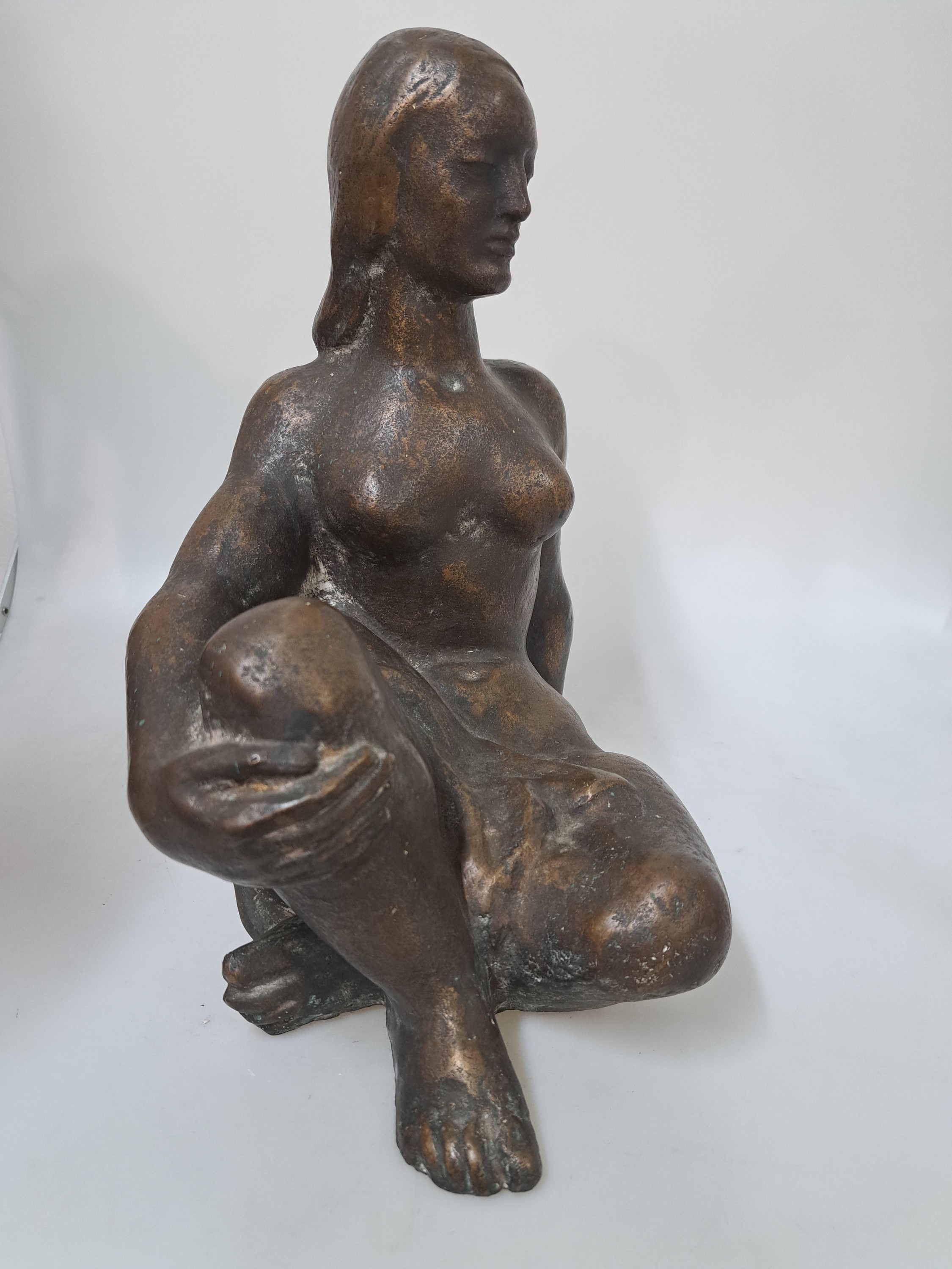 Detail b: Otto Rumpf, 1902 Obermorschel - 1984 Bad Dürkheim, deutscher Bildhauer, Stammvater der Kaiserslauterer Bildhauerfamilie Rumpf, Vater von Gernot ...