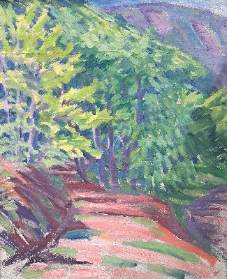 26967796k - Erwin Brünisholz, zugeschrieben, 1908 Ludwigshafen - 1943 Sowjetunion, pfälzer Maler ...