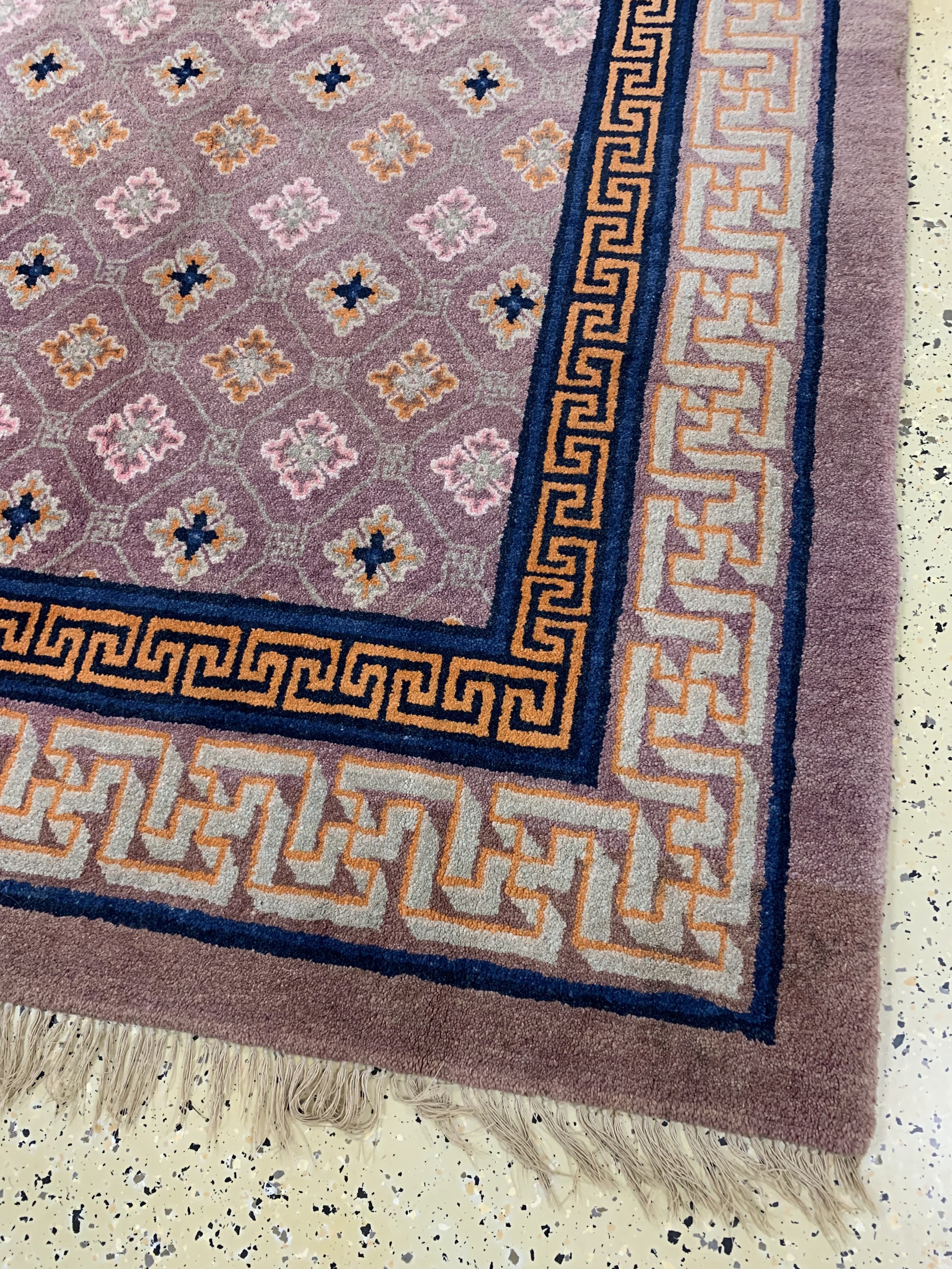 Detail a: Pao Tow antik, China, um 1900, Wolle auf Baumwolle, ca. 235 x 180 cm, verblasst, EHZ: 2