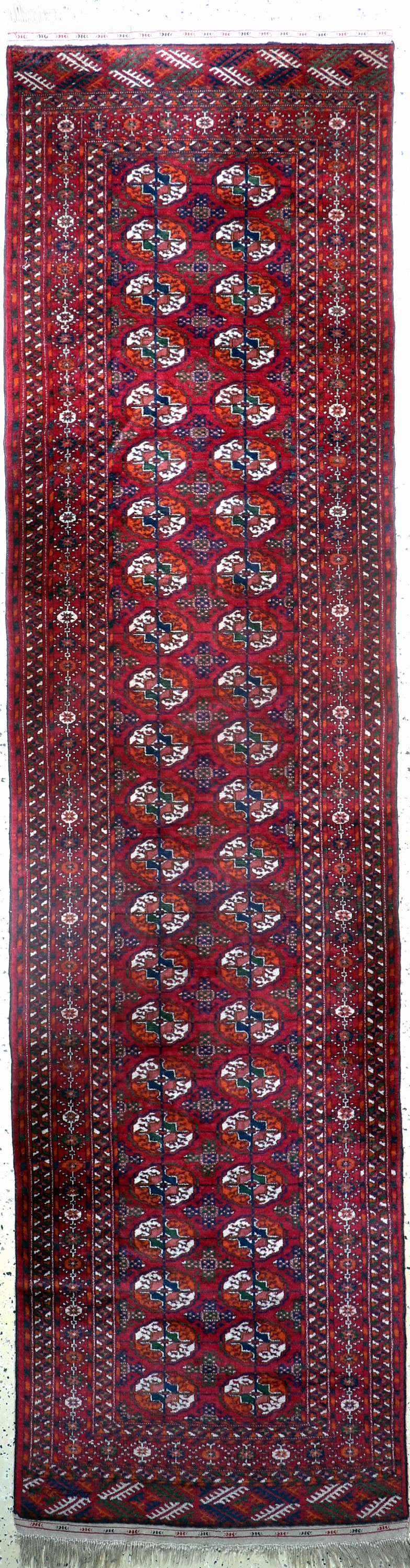 Buchara, Rußland, Mitte 20.Jhd, Wolle auf Wolle, ca. 335 x 85 cm, EHZ: 2