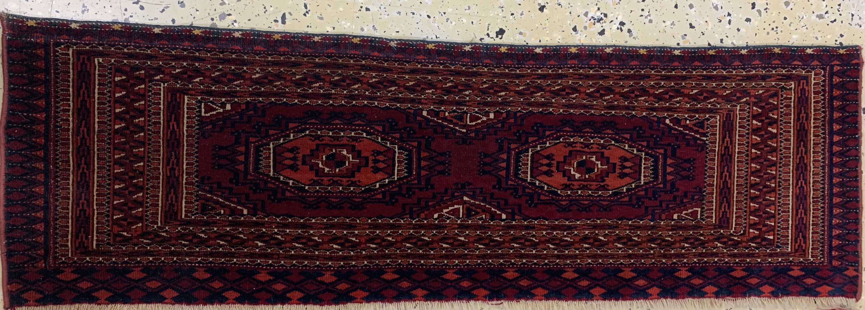 Detail h: 4 Lots Tschowal & Torba, Turkmenistan, um 1900, Wolle auf Wolle, ca. 160 x 72 cm, ca. 112 x 35 cm, ca. 115 x 40 cm, ca. 100 x 70 cm, EHZ: 2-3