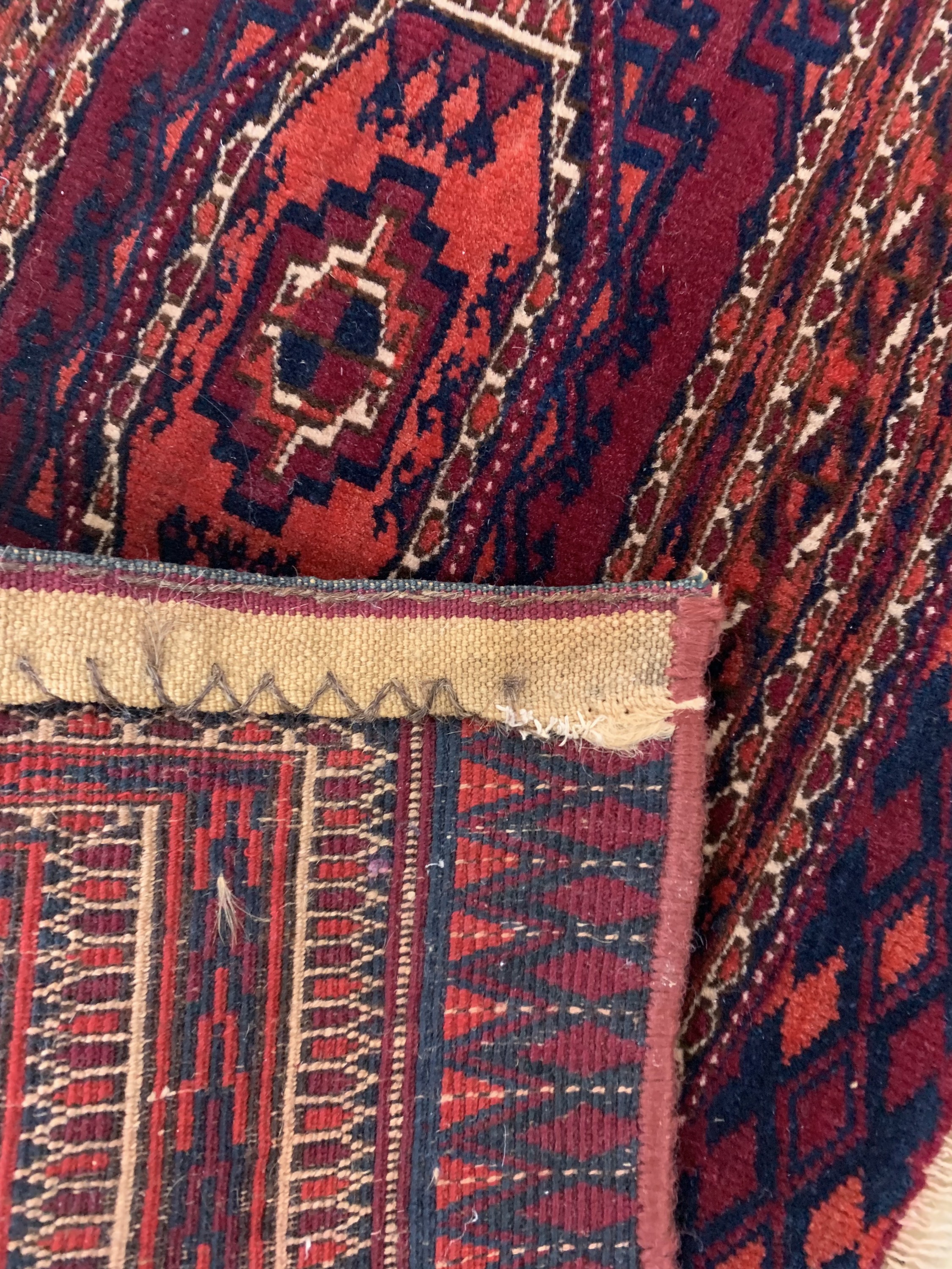 Detail i: 4 Lots Tschowal & Torba, Turkmenistan, um 1900, Wolle auf Wolle, ca. 160 x 72 cm, ca. 112 x 35 cm, ca. 115 x 40 cm, ca. 100 x 70 cm, EHZ: 2-3