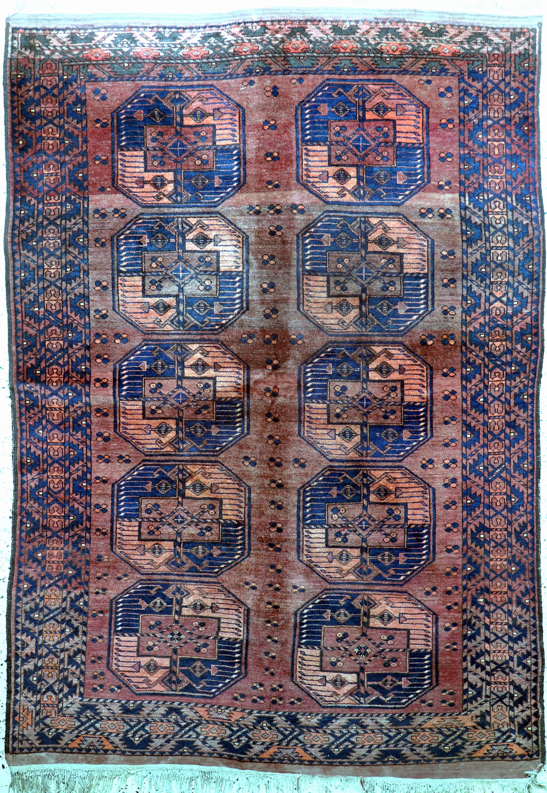 Ersari alt, Afghanistan, Anfang 20.Jhd, Wolle auf Wolle, ca. 230 x 160 cm, EHZ: 2