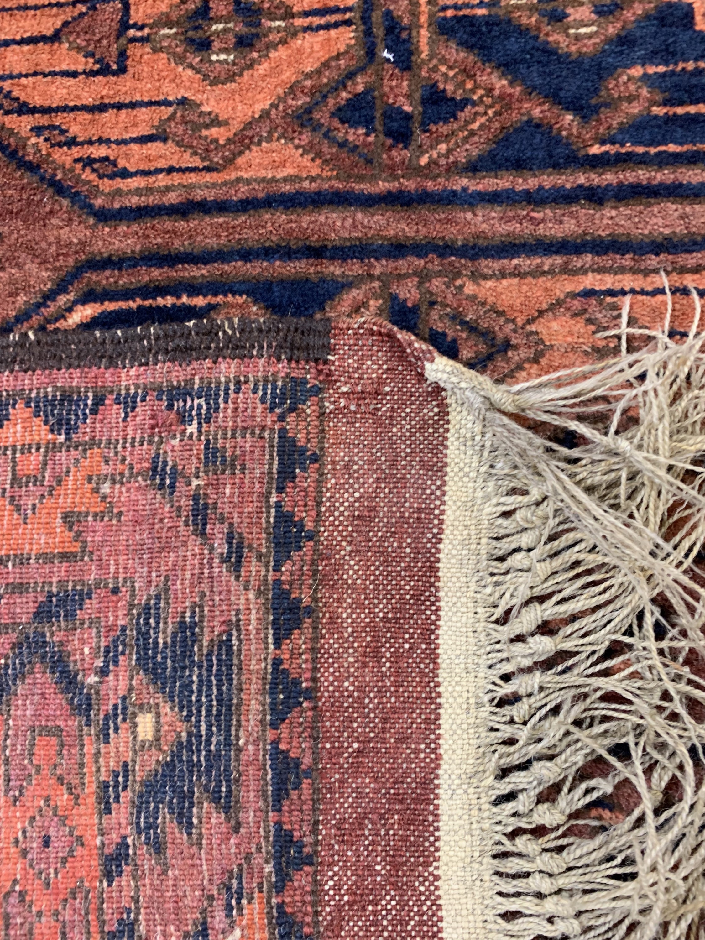 Detail f: Ersari alt, Afghanistan, Anfang 20.Jhd, Wolle auf Wolle, ca. 230 x 160 cm, EHZ: 2