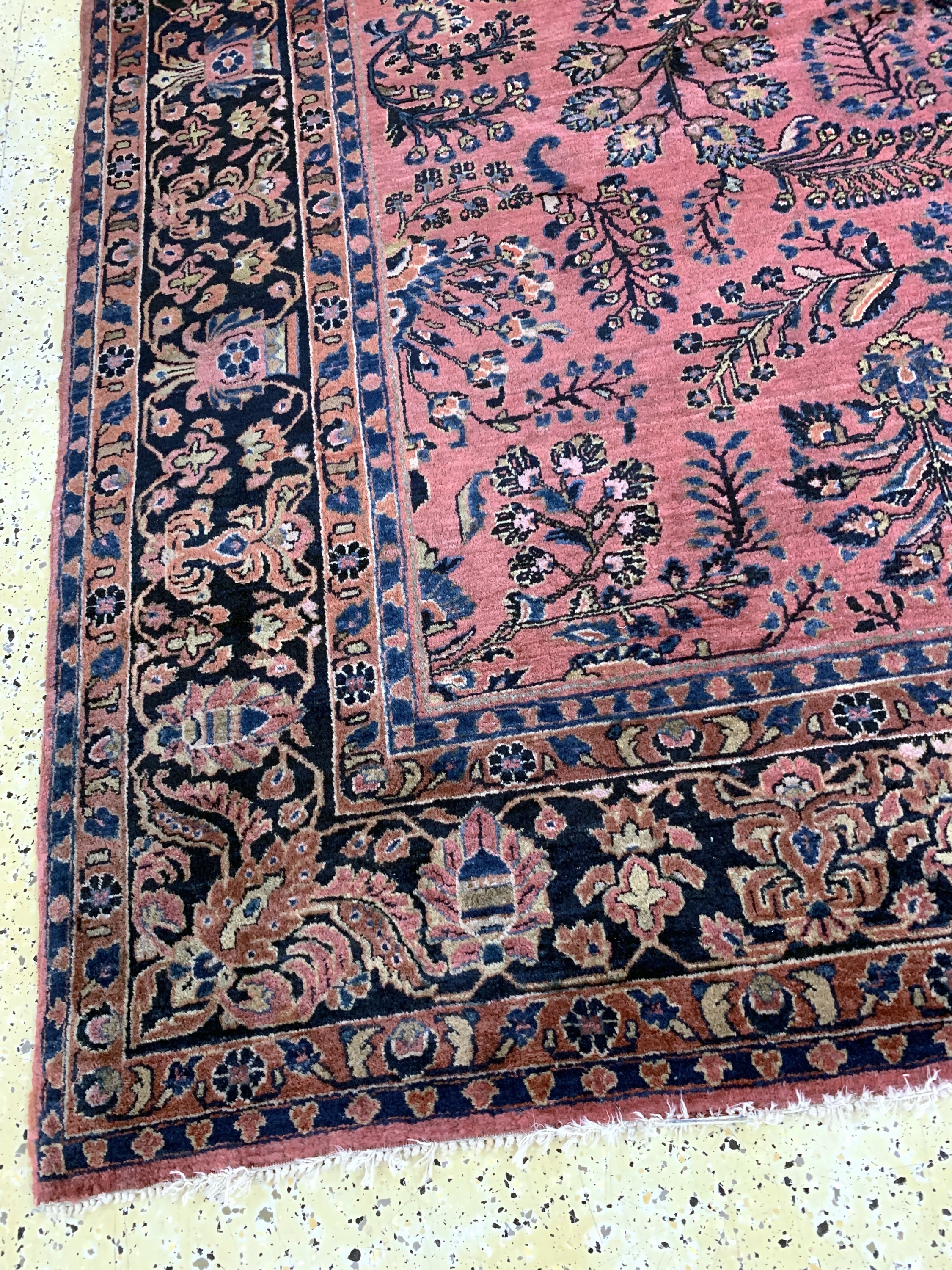 Detail g: Us Re-Import Sarogh antik, Persien, um 1900, Korkwolle auf Baumwolle, ca. 353 x 275 cm, EHZ: 2
