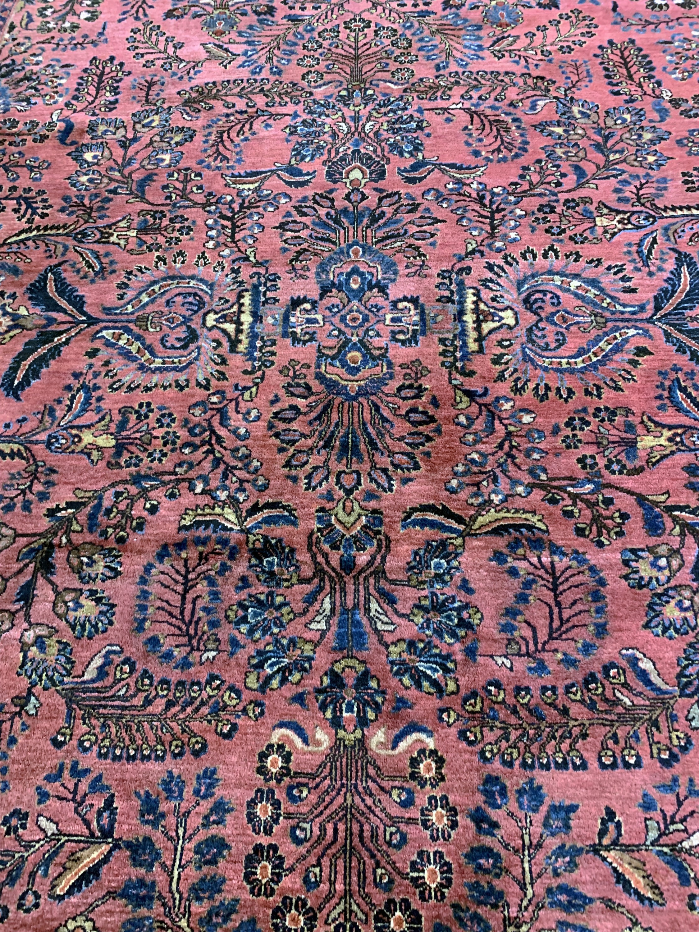 Detail h: Us Re-Import Sarogh antik, Persien, um 1900, Korkwolle auf Baumwolle, ca. 353 x 275 cm, EHZ: 2