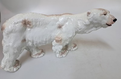 26967818a - Porzellanfigur Eisbär, Meissen, 2. Hälfte 20. Jh., Entw. Otto Jarl 1903, ...