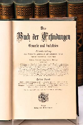 26967826a - Das Buch der Erfindungen, Gewerbe und Industrien, 10 Bände, Leipzig, Otto Spamer ...